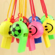 Пластиковый свисток, детская игрушка, подарок, на выдув, свисток, cai pan shao, вентиляторы, шнурок, игровой свисток