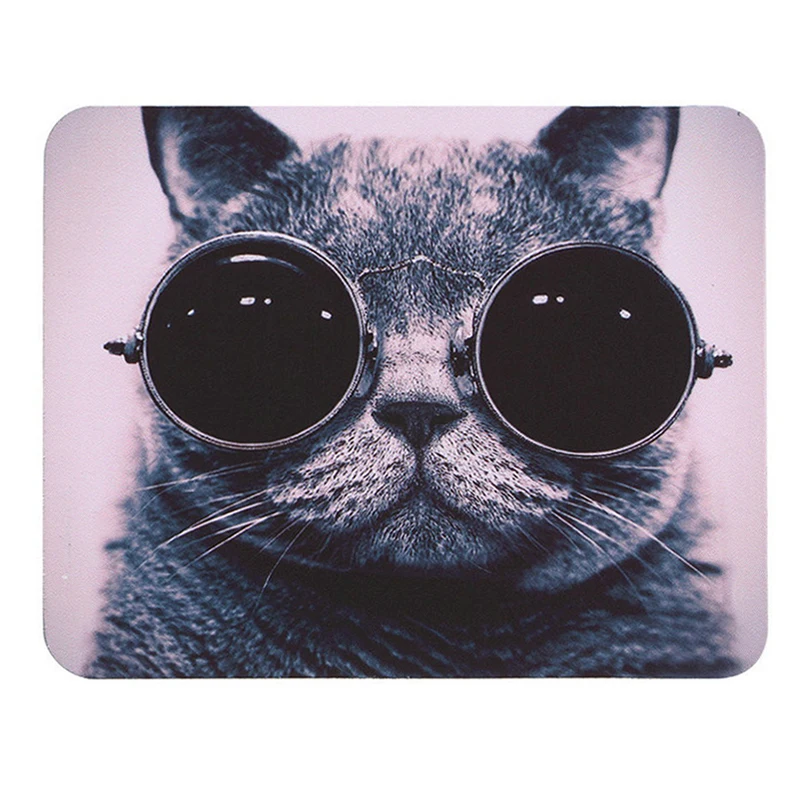 

Sunglasses Non-slip Portable Desktop Laptop Mouse Pad Kitten Lovely Computer Mouse Pad TXTB1