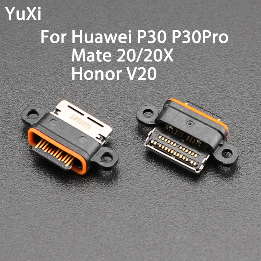 YuXi 2 шт. USB разъем порт для зарядки питания док станция Jack Huawei P30 P40 Pro Mate 20 mate30 20X Honor