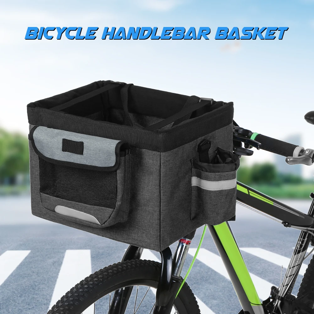 Переноска для собак, кошек, велосипедная корзина, сумка для езды на велосипеде, руль велосипеда, передняя сумка, коробка 10 кг, Аксессуары для велосипеда
