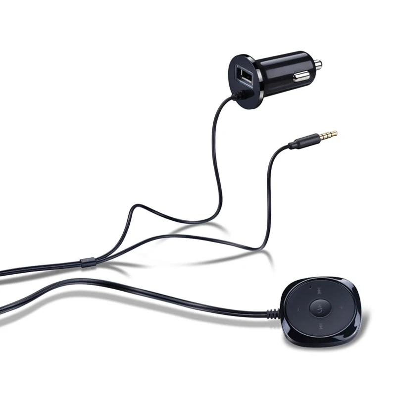 Аудио адаптер микрофон 3,5 мм AUX Автомобильный Bluetooth 4,2 стерео приемник беспроводной аудио динамик потоковое воспроизведение музыки