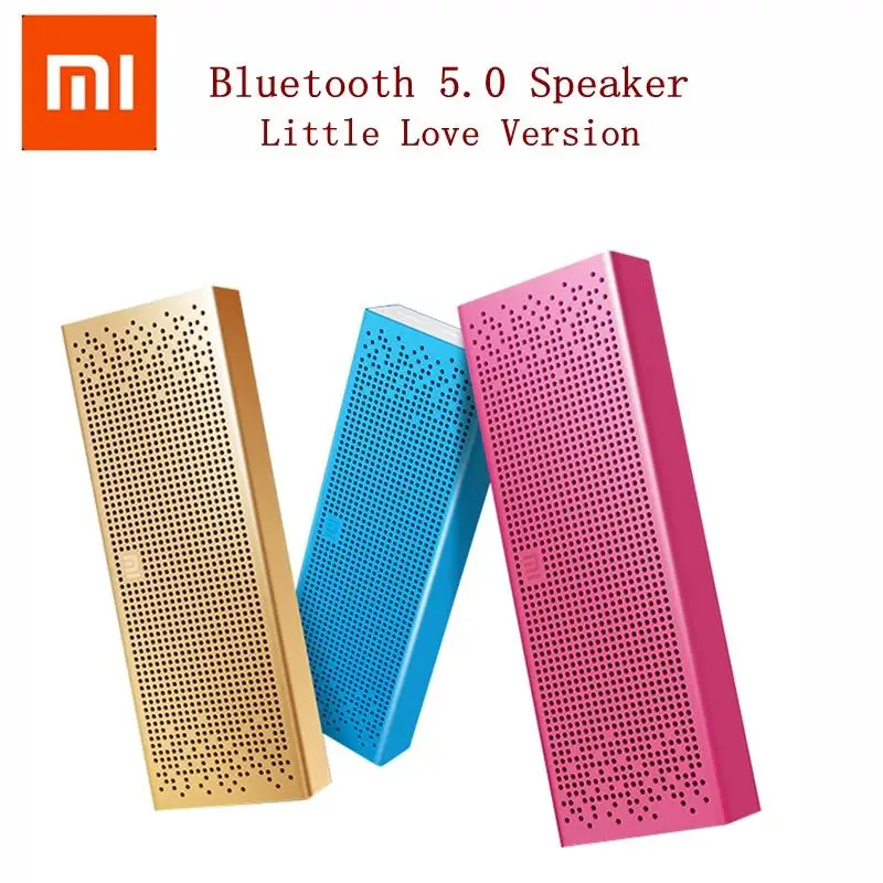 

Xiaomi bluetooth 5.0 Speaker Mini Wireless Metal Stereo Portable Hands-free Little Love Version Music MP3 Player