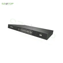 

New Product 16*POE ports + 2*SFP ports 18 Ports POE Switch Full Gigabit Switch Ethernet Network modem