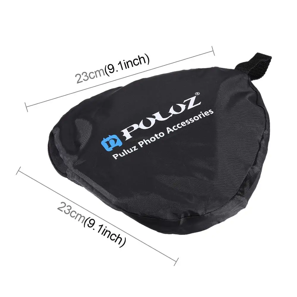 PULUZ Photography Softbox 23x23cm Octagon Softbox Light Kit Studio Light Cloth Portable Collapsible With Stand Photography Box