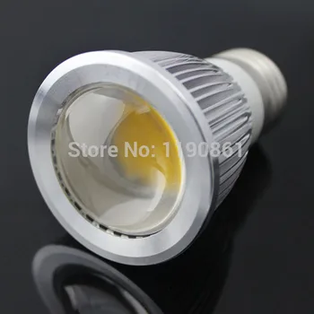 

High Power E27 GU10 Led COB 7W LED Spotlight lamp spot light bulb Warm White / white 85V-265V free shipping