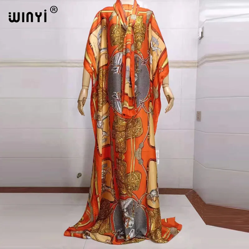 african culture clothing 2022 beach cover ups for women Print Bohemia Hijab Loose Elegant Muslim Abaya dress new Broder Riche Sexy Lady Party maxi beach african fashion designers