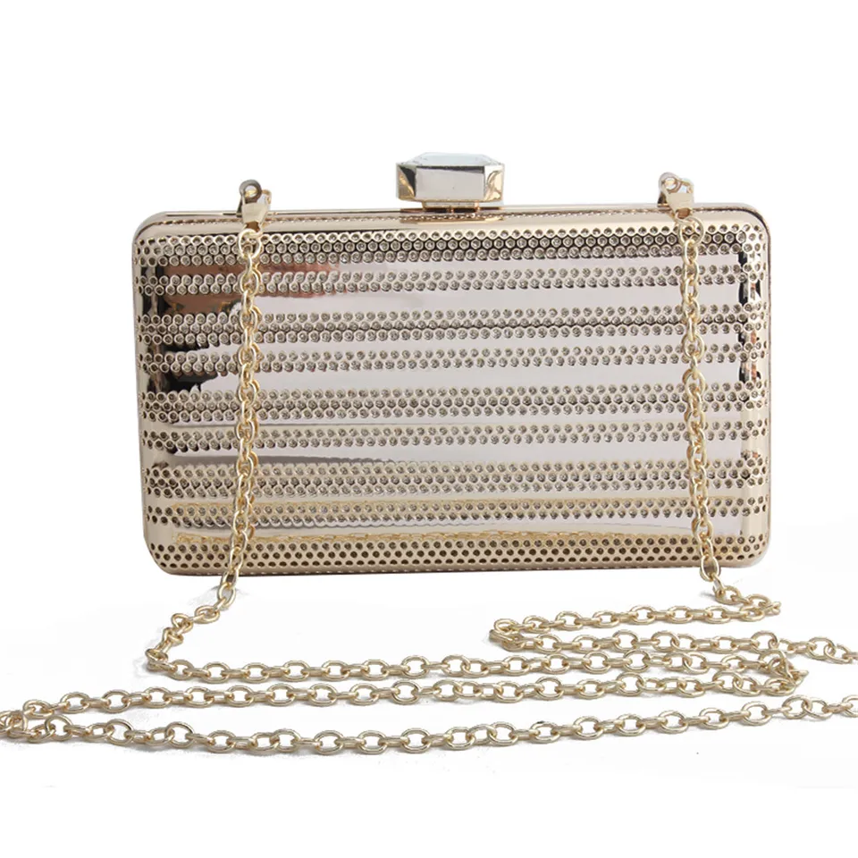 geometric clutch bag