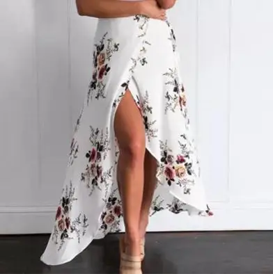 

European And American-Style Retro Holiday European And American-Style Irregular Lace-up Skirt