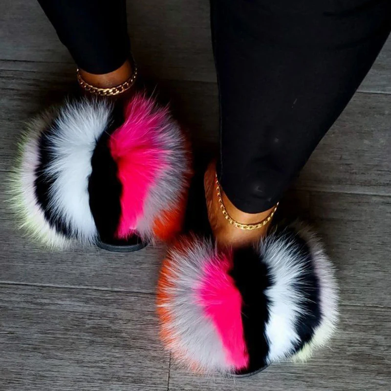 Warm Furry Fluffy Slippers