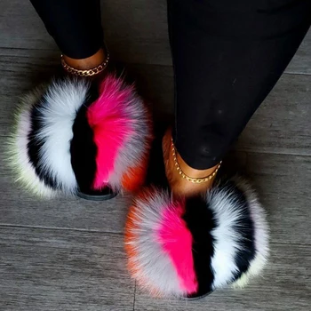 Warm Furry Fluffy Slippers