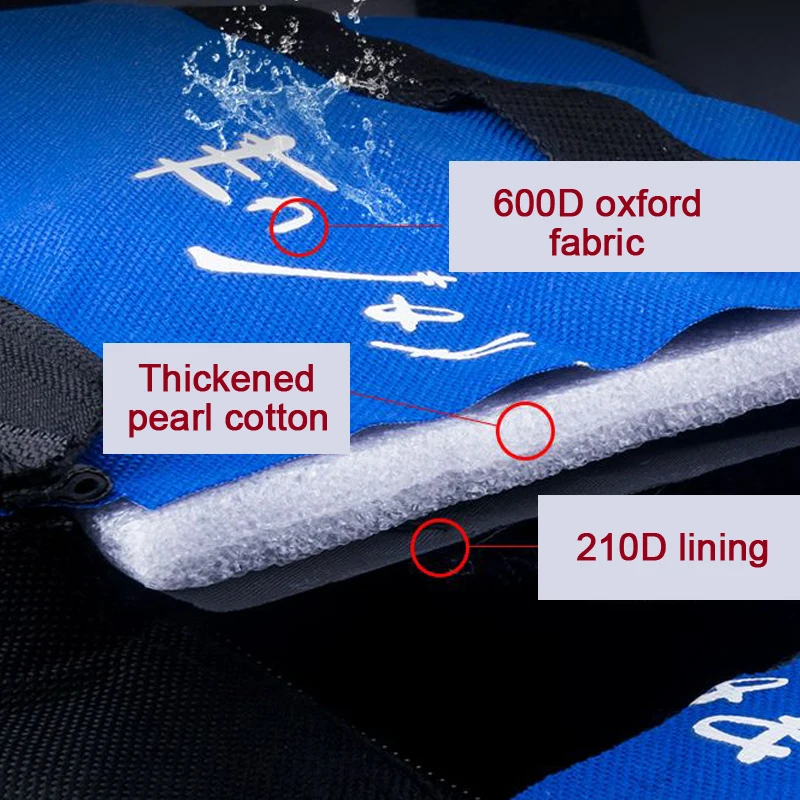 Large Capacity Oxford Outdoor Cooking Utensils Bag, Anti-collision Protection bag, cooker kit, handbag, picnic bag W4-027