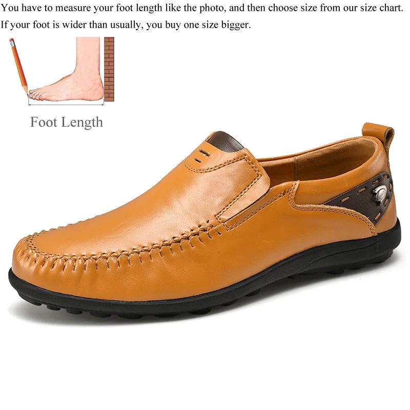 Мужская обувь; лоферы; мужские кожаные мокасины; mocassim masculino adulto; сезон весна-осень; слипоны; zapatos hombre; дизайнерская мужская повседневная обувь для вождения; 47 - Цвет: Yellow