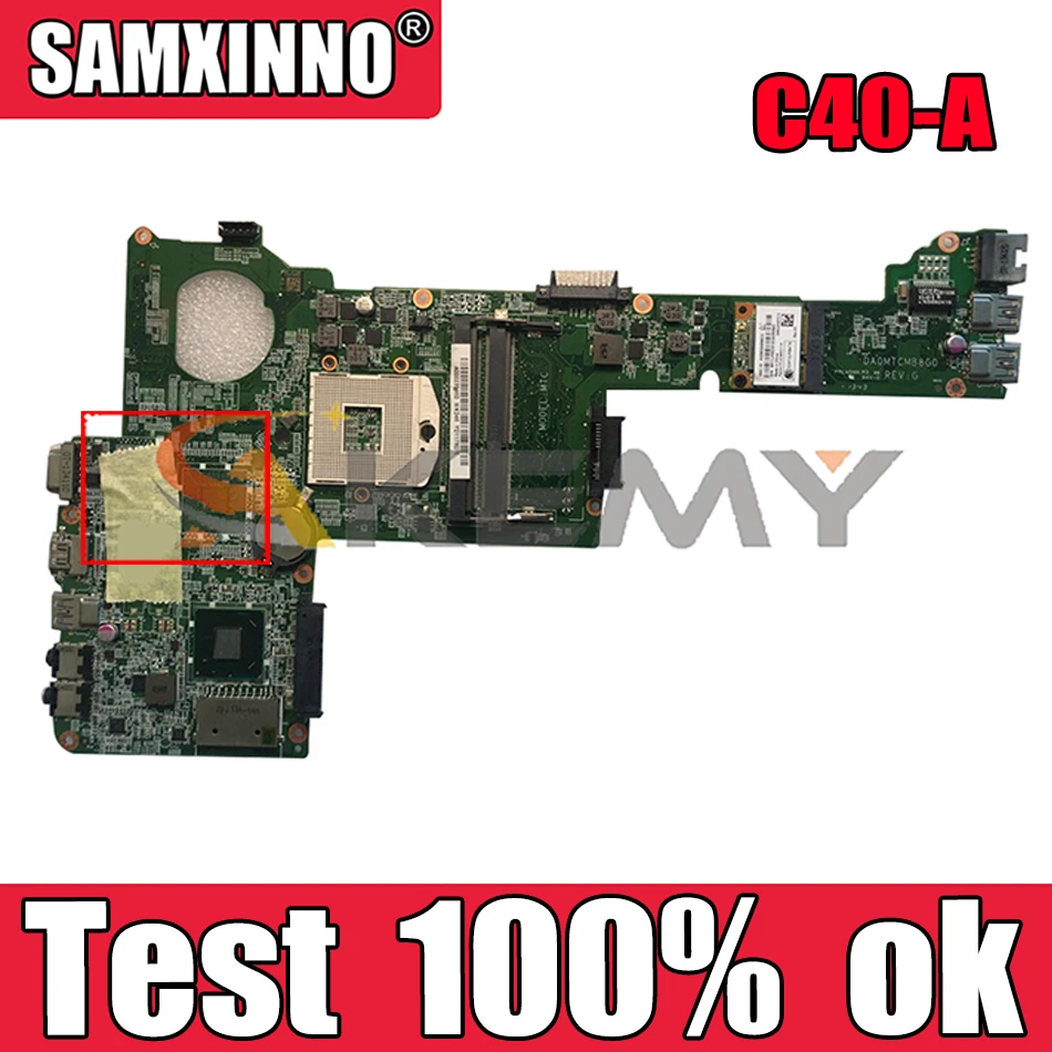 best motherboard for office pc AKEMY DA0MTCMB8G0 Is Suitable For Toshiba C40 C40-A C45 C45-A Notebook Motherboard PGA989 HM76 DDR3 100% Test the motherboard