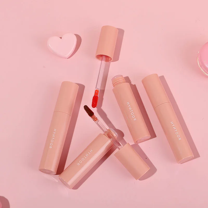 

HYNTOOR Lip Glaze Mirror Surface Juice Lip Gloss Tint Lasting Moistuizing Non-stick Cup Liquid Lipstick Waterproof Long-lasting