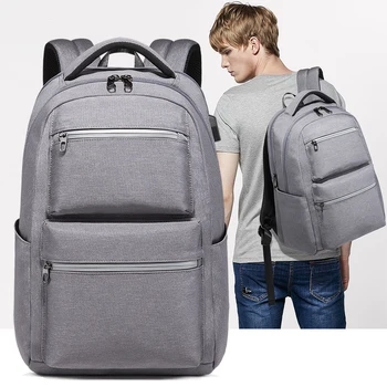 

multifunctional leisure large capacity independent computer bag USB simple waterproof rugzak terug naar school
