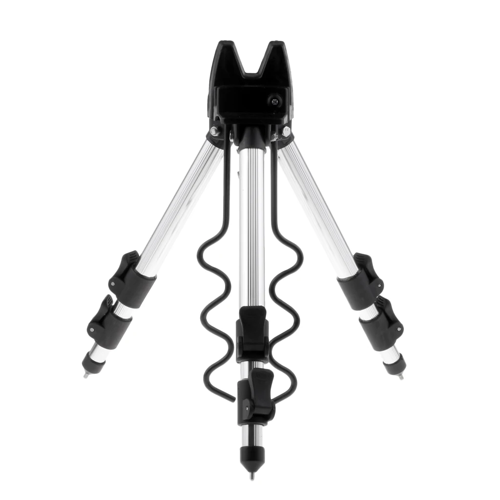 Fishing Rod Tripod Stand Rest For Sea Beach Shore Pier Tackle Telescope,