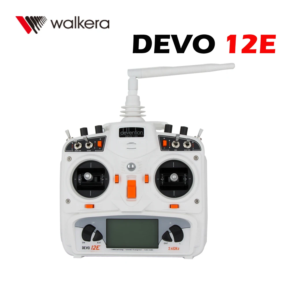 Walkera DEVO 12E 2,4G 12CH Радиоуправляемый передатчик для Walkera QR X350 PRO FPV RC Квадрокоптер вертолет