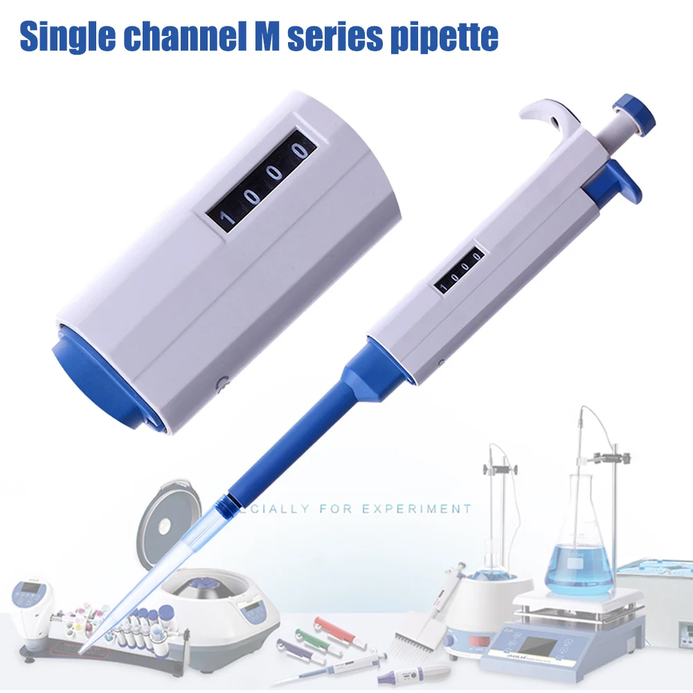 Pipettor Single Channel Adjustable Volume Micro Pipettes Lab Transfer Pipettes Visible PI669