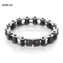 От производителя прямые продажи браслет с фигуркой велосипеда, модные аксессуары из нержавеющей стали тупой лак серый велосипед тяжелый мужской браслет