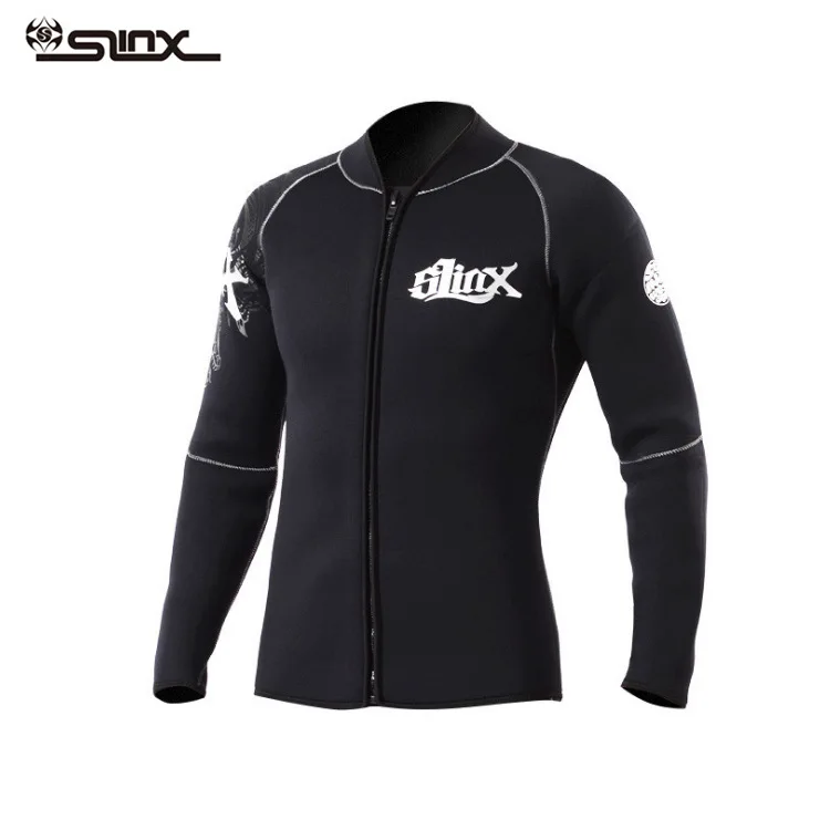 

SLINX split 3mm diving suit jacket Suede lining warm split wetsuit wetsuit jacket spot