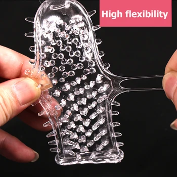 14 Type Male Enlargement Penis Extender Sheath Reusable Condom Enhancer Erection Penis Sleeve Delay Ejaculation Sex Toys for Man 5