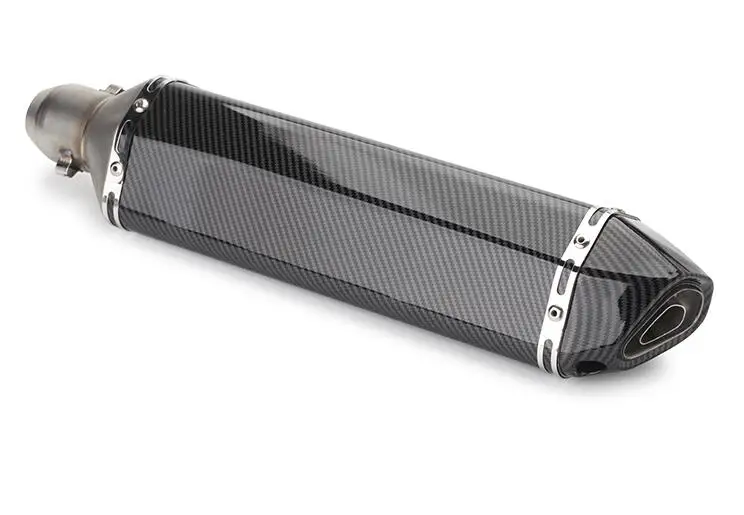 

Universal Motorcycle Akrapovic Slip On Exhaust Muffler Escape Carbon Fiber Exhaust
