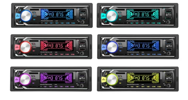 10 шт. радио автомобиля 1 Din Bluetooth MP3-плеер радио Estereo Авто Аудио Carro Samochodowe Automotivo Dual USB 5009
