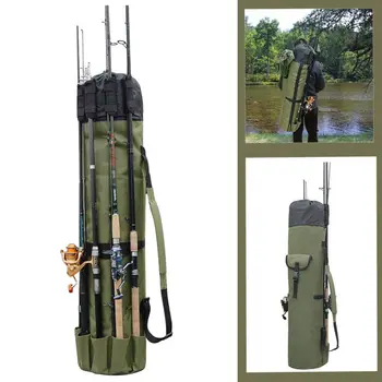 

Fishing Rod Gear Storage Bag Multi-function Bracket Bag Large Capacity Lightweight Waterproof Shoulder Fishing Bag Boxym