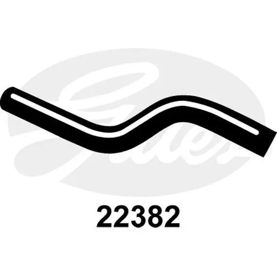 22382;патрубок системы охлаждения GATES 4275-22382