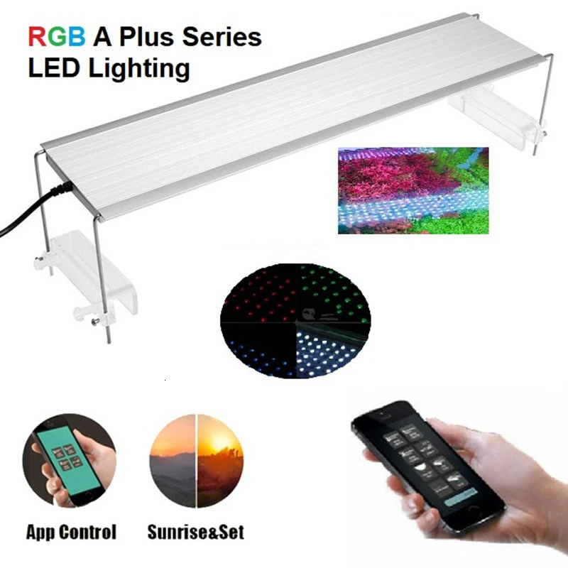 Chihiros RGB A plus серия растений светодиодная подсветка стиль ADA 3 в 1 Лампа восход