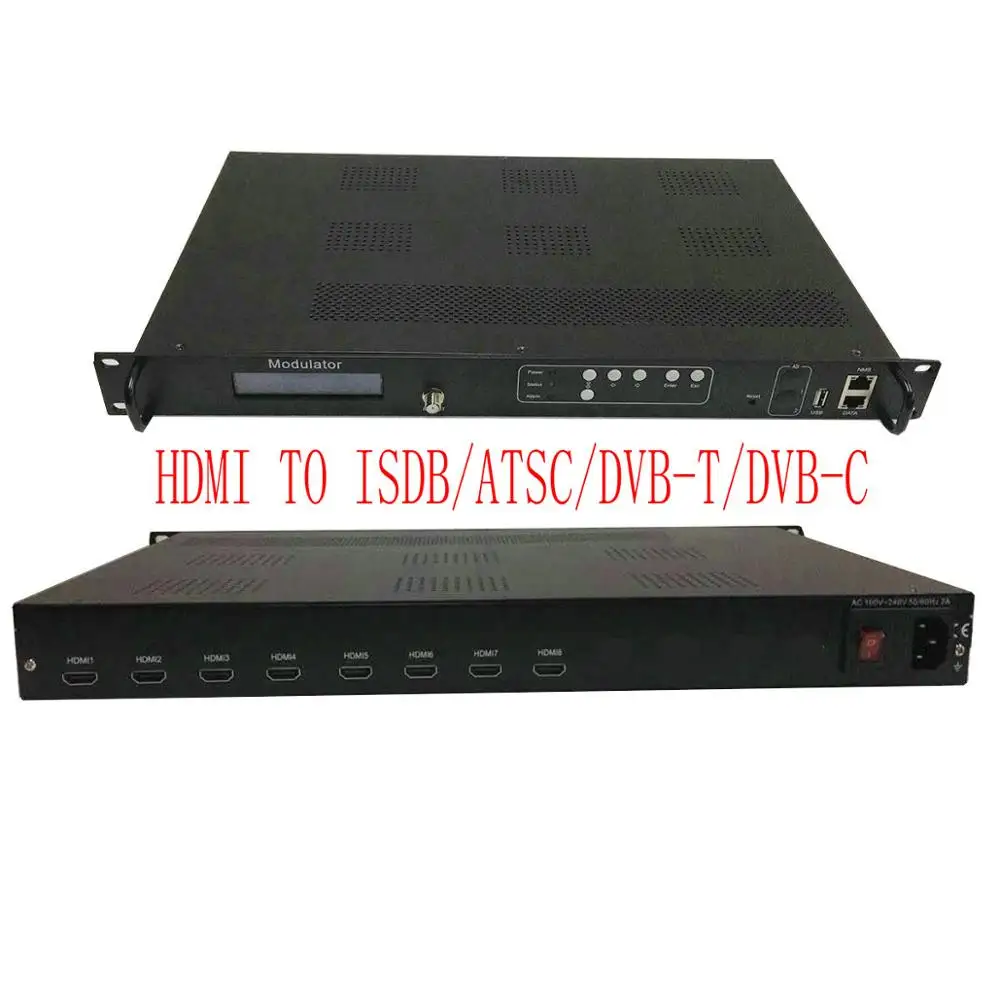 

8-channel HD encoding and modulation machine HDMI to RF (ISDB ) / Hotel TV front end