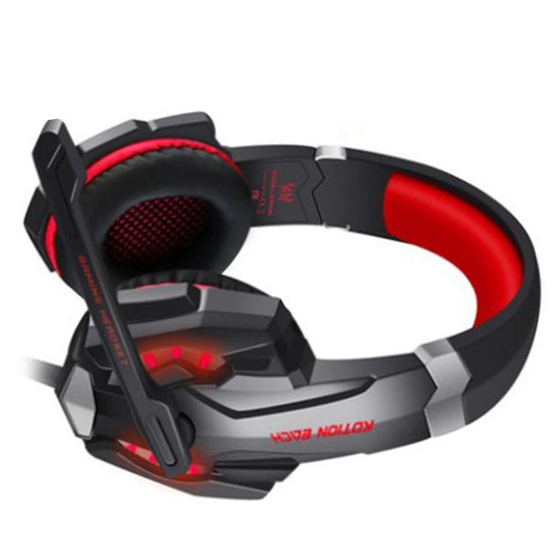 KOTION EACH G9000 Gaming Headset with Mic for PS4 for One PC Over Ear Headphones with Volume Control LED Light
