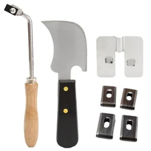 7 шт из нержавеющей стали виниловый пол сварочный набор аксессуары набор для напольной резки паз руководство