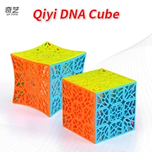 Qiyi ДНК куб самолет вогнутых 3x3 Stickerless Скорость куб головоломка ДНК 3x3x3, развивающие игрушки для детей рождественские подарки