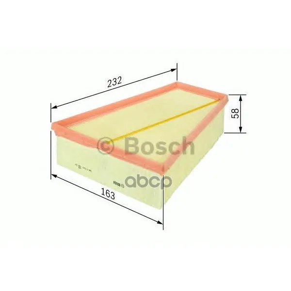 Фильтр Воздушный Nissan: Qashqai 07-, X-Trail 07- Renault: Koleos 08- Bosch арт. F026400126