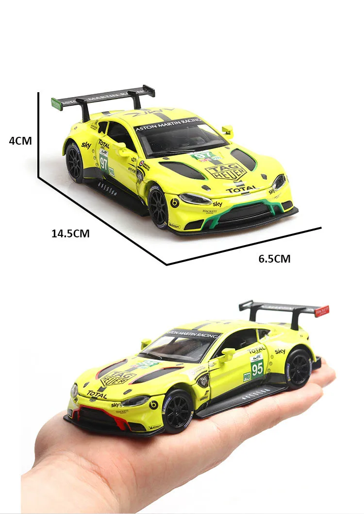 Литая под давлением модель 1/32 Le Mans игрушечная Гоночная машина из металлического сплава, моделирующая вытягивающая машина, игрушки, транспортные средства для детей, подарки для детей