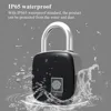 Electronic USB Rechargeable Smart Keyless Finger print Locks Waterproof Anti-Theft Security Padlock Door Luggage Lock ► Photo 2/5