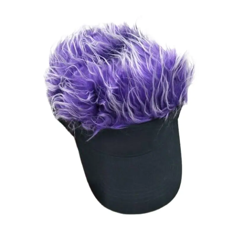 XEONGKVI Korean Brand Creative Wig Parent-child Baseball Caps Snapback Spring Summer Cotton Hats For Children adults Peaked cap |