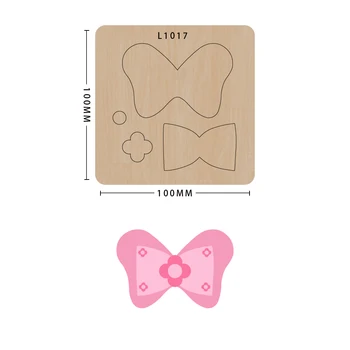 

Bowknot knife mold molds,bow-shaped cutting molds, new die-cutting wooden molds,suitable for big shot machines