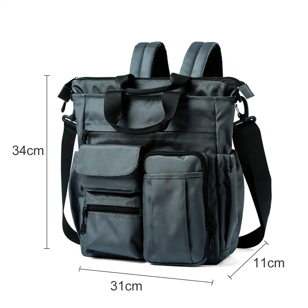 men's waterproof large capacity crossbody shoulder bag