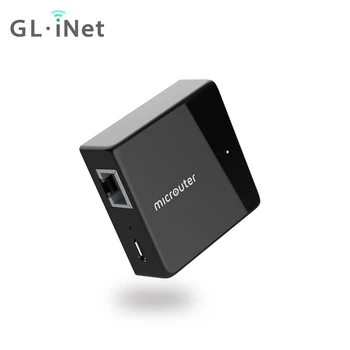 microuter-N300 Access Points Nano Travel Router OpenWrt Pre-Installed WiFi Repeater Bridge AP Extender 300Mbps One Ethernet Port 1