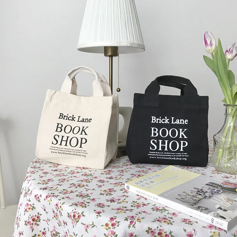 Canvas Lunch Bag Box For Women