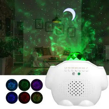 

3 in 1 LED starry sky projector star moon night light galaxy Ocean Watermark nebula lamp for baby kids room Christmas gift