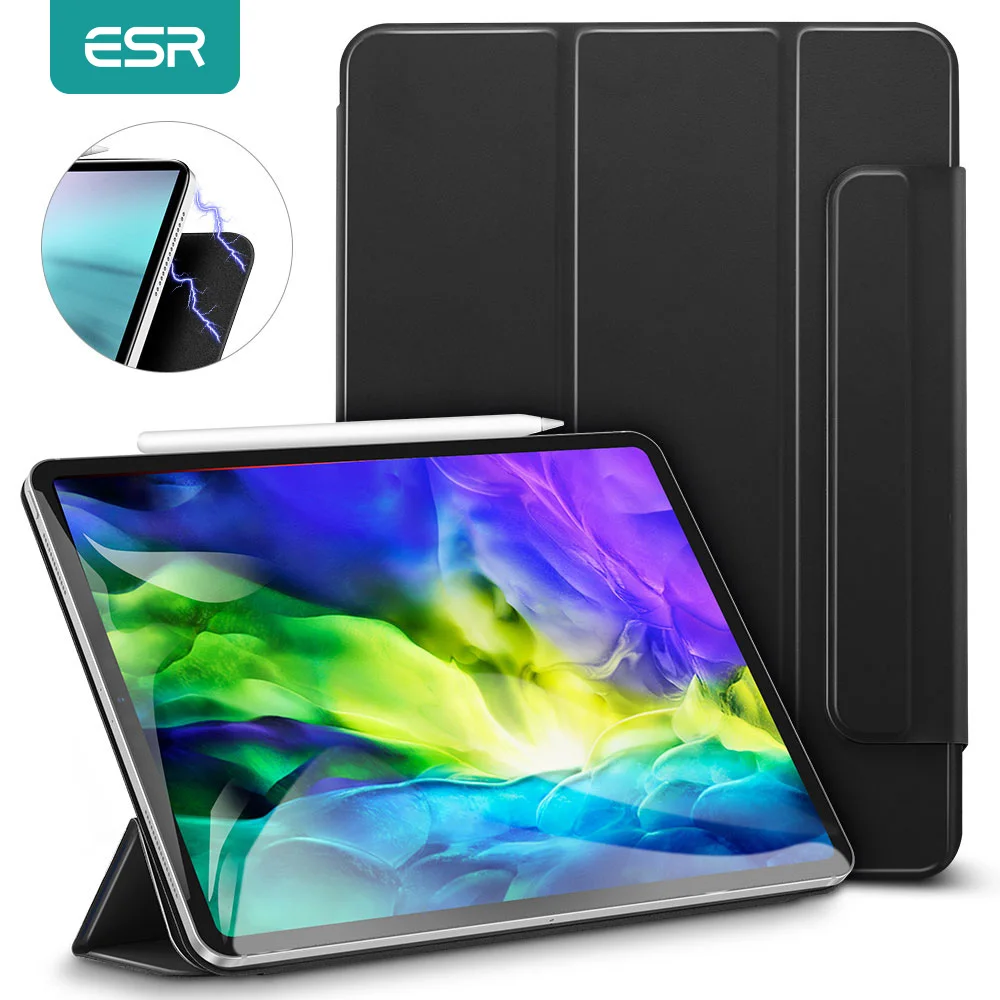 ESR Чехол для iPad Pro 2020 11 12 9 дюймов Магнитный умный чехол с карандашом Ультратонкий