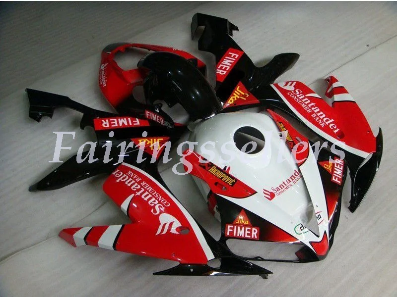 

4Gifts New Injection ABS Full Fairing Fit For Yamaha R1 2004 2005 2006 04 05 06 YZF R1 Full Fairings Kit Red white black