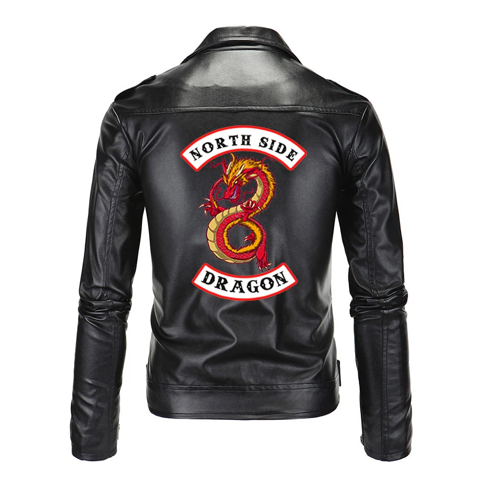 Riverdale Merch Southside Serpents Leather Jacket - Turn-down Collar  Leather - Aliexpress