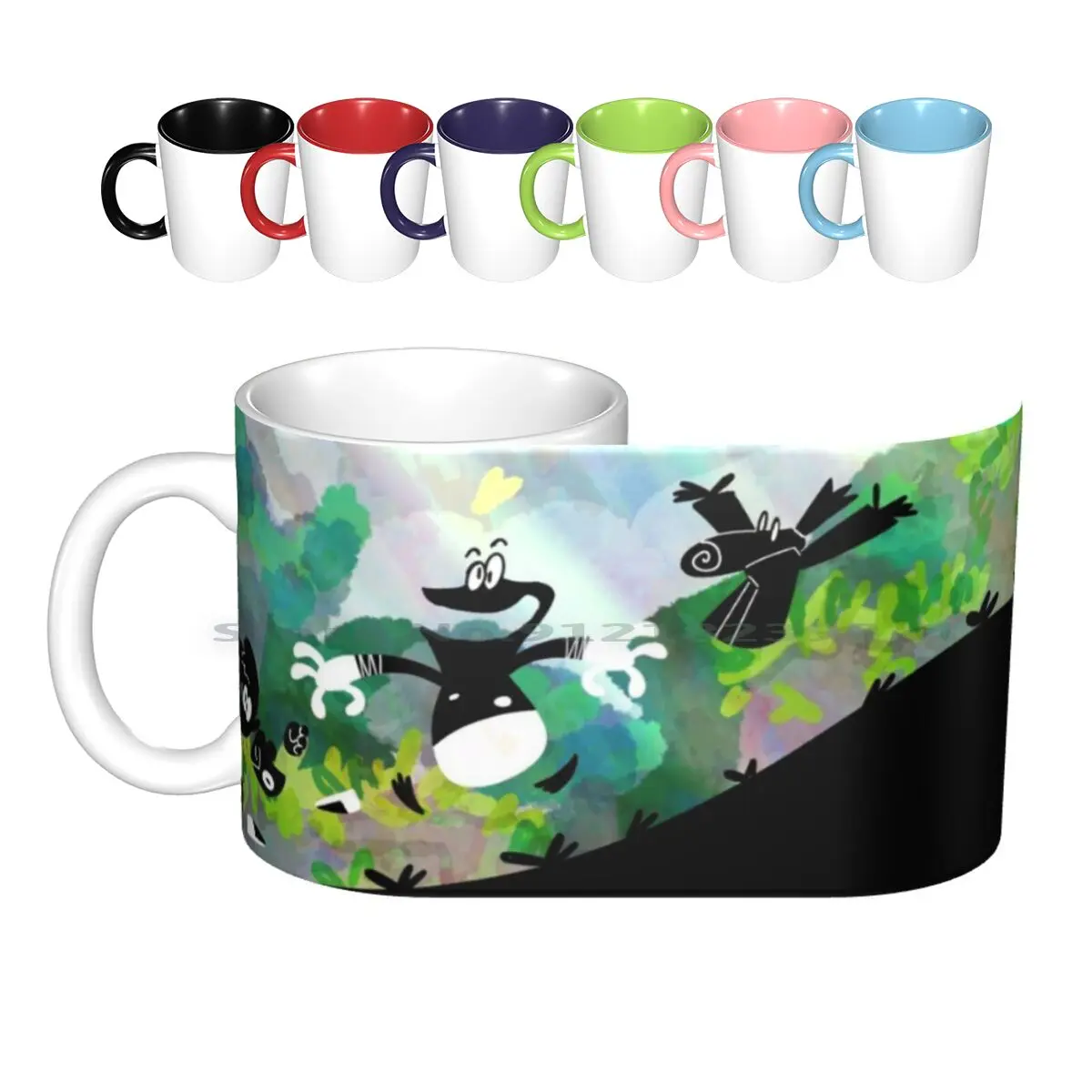 Rayman And Friends Tazze In Ceramica Tazze Da Caffè Tazza Da Tè Al Latte Rayman Globox Teensies Rayman Rayman Legends Gaming Retro Gaming