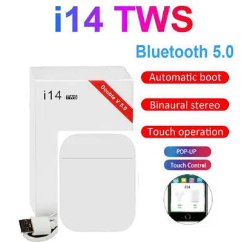 

2020 new i14 TWS Wireless Earphones Bluetooth Headset Invisible Earbuds for Smart Phone PK i7 i12 i13 i14 i500 i1000