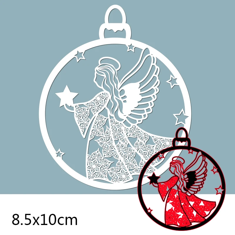 

Cutting Dies Angel and star Metal steel frames DIY Scrap booking Photo Album Embossing paper Cards 85*100mm