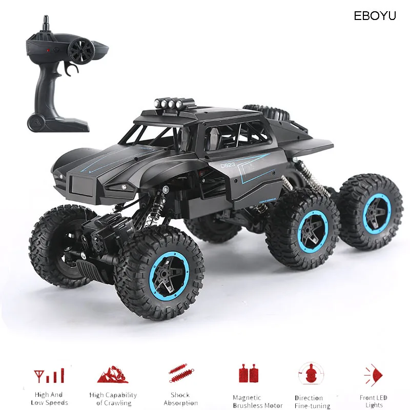 JJRC Q51A/B/C/D/E 1:12 RC автомобиль 2,4G 6WD Электрический вездеход внедорожный Рок Гусеничный альпинистская машинка багги на ДУ RTR